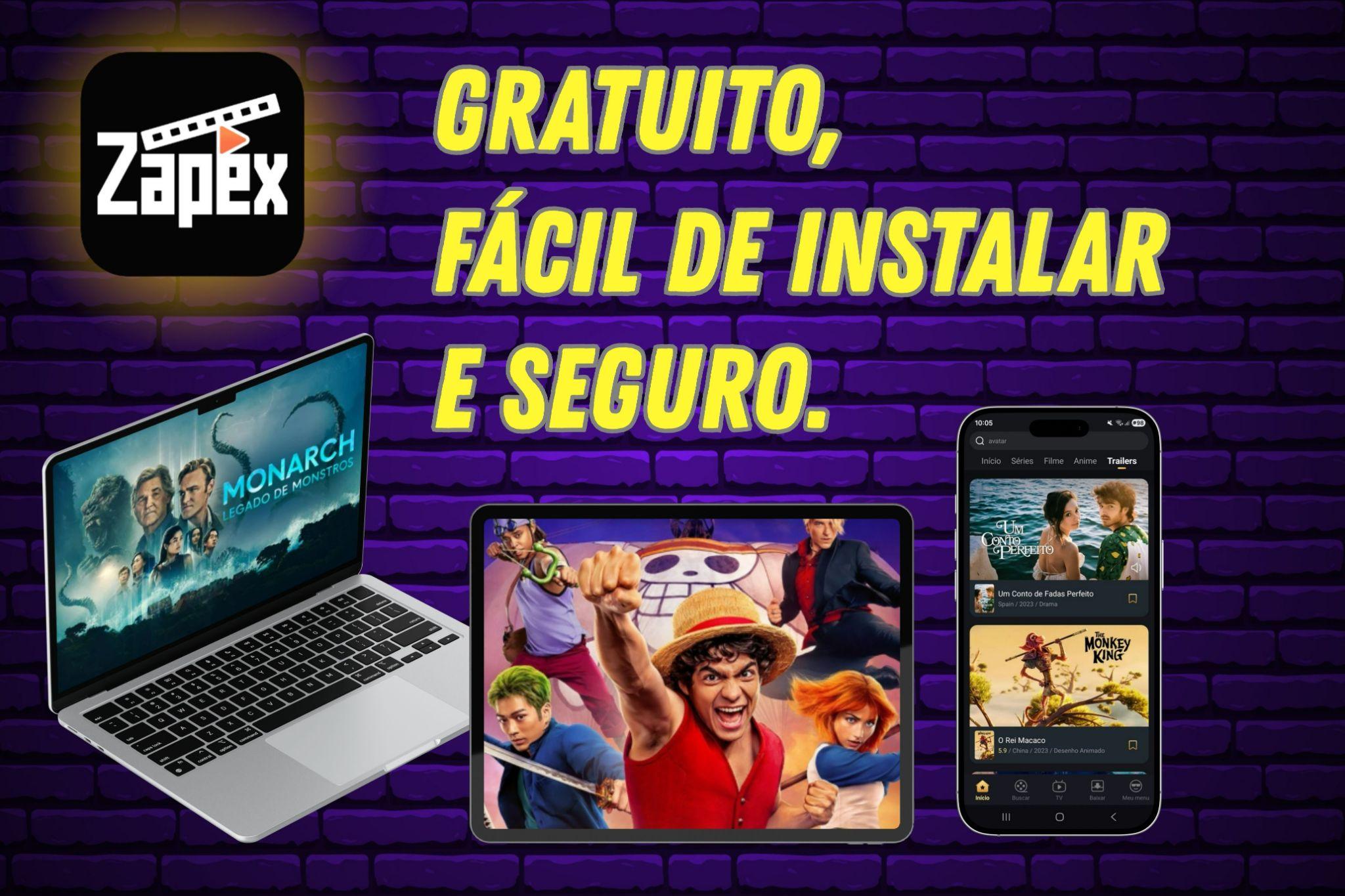 Zapex é gratuito, fácil de instalar e seguro